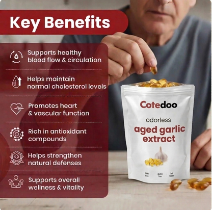 Aged Garlic Extract - 7500mg Odorless Softgels